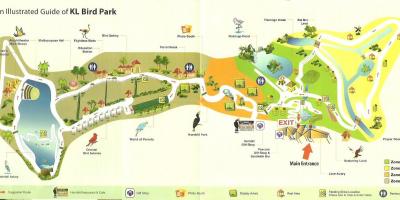 Куала-лумпурский парк птушак на карце