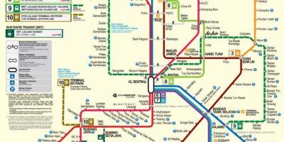 Куала-Лумпур карта метро