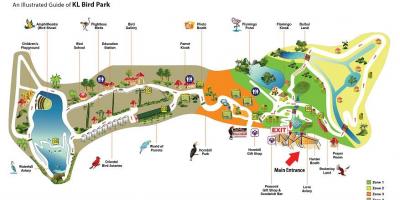 Карта парк птушак