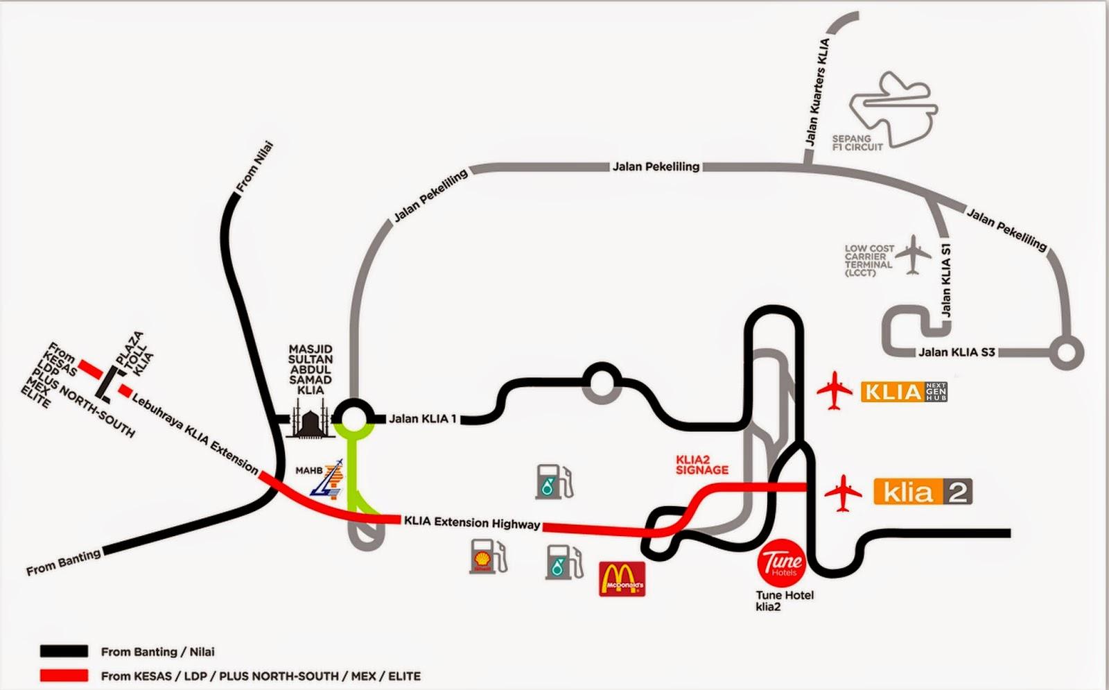 Аэропорт куала лумпур схема