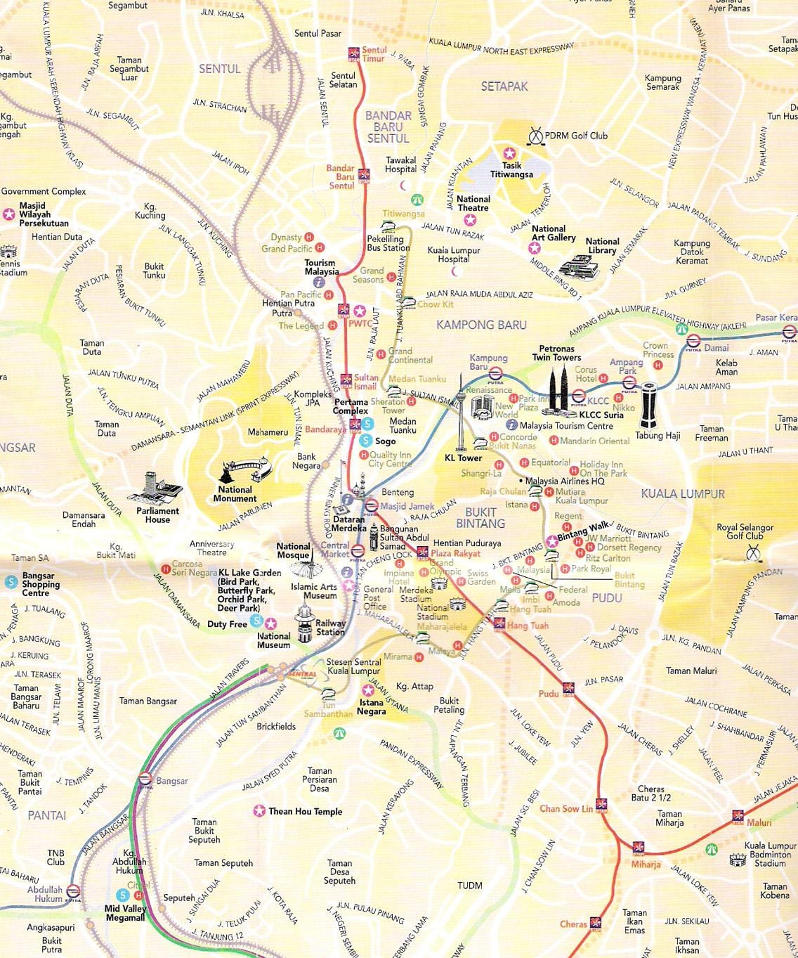 Карта Куала