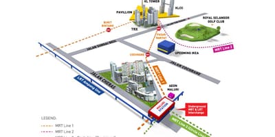 Карта метро КЛ Сентрал