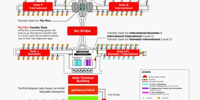 Карта аэрапорт знаходзіцца klia2 